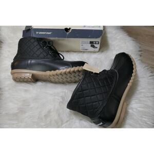 St John's Bay SJB DENTON BROWN BROWN Women's 9M Memory Foam Lace-Up Boots NWT